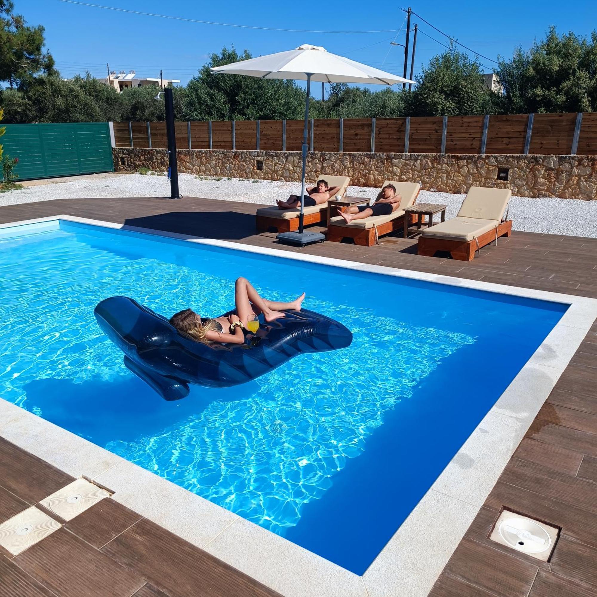 Drosoula Villa 3Bdr Private Swimming Pool Chorafakia Exterior photo