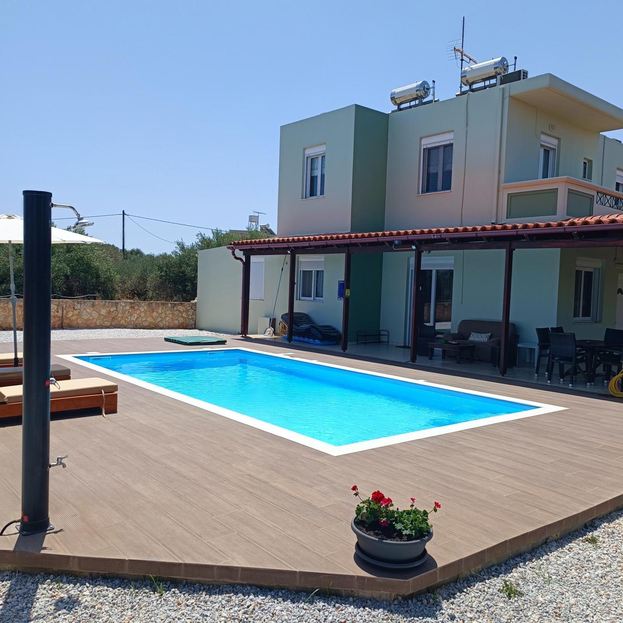 Drosoula Villa 3Bdr Private Swimming Pool Chorafakia Exterior photo