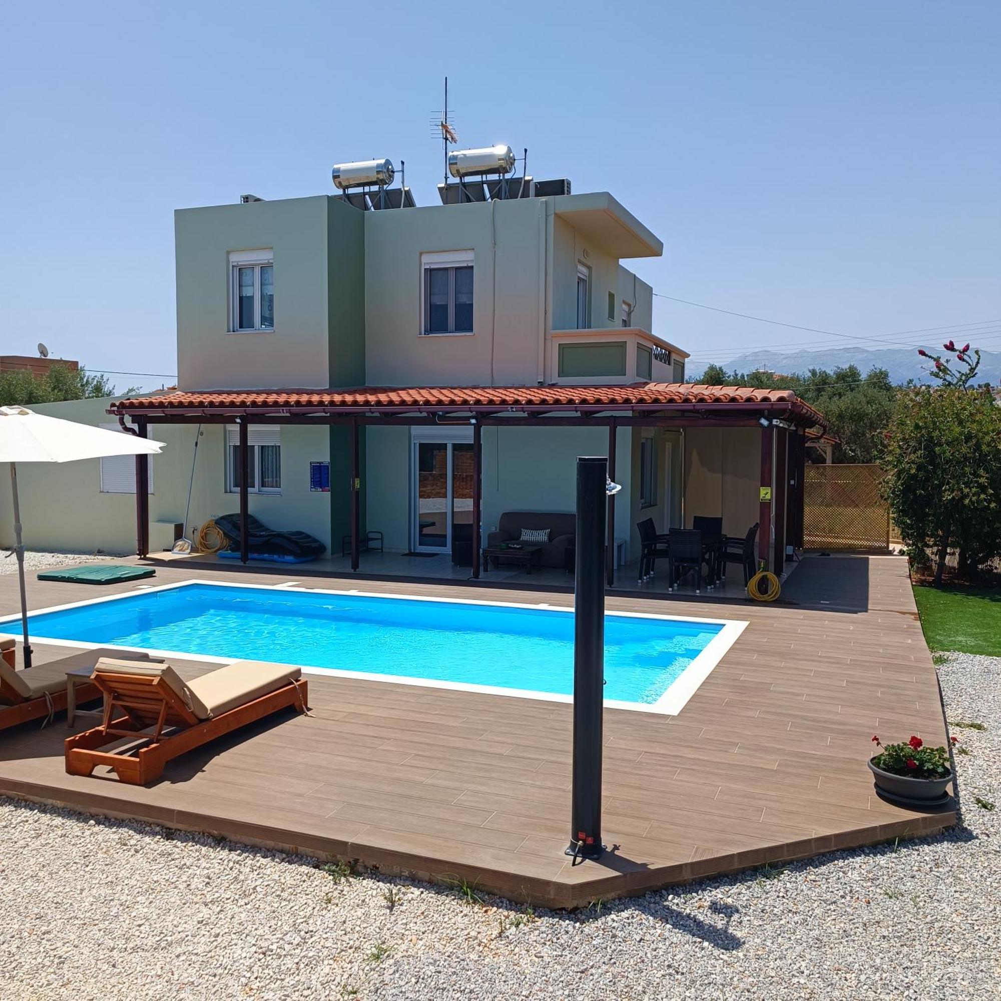 Drosoula Villa 3Bdr Private Swimming Pool Chorafakia Exterior photo